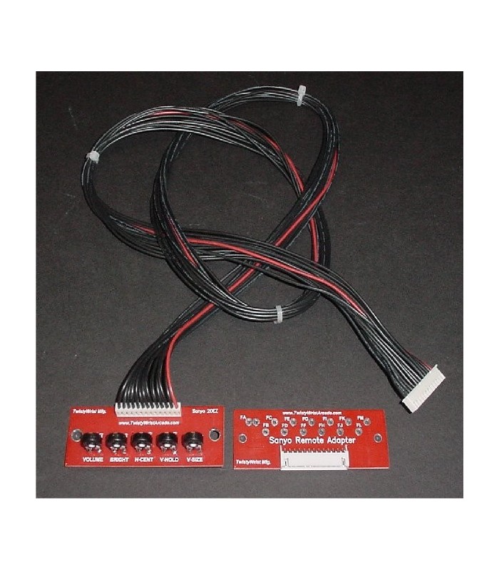 Sanyo 20EZ Remote Pot Kit Twisty Wrist Arcade and Pinball Parts